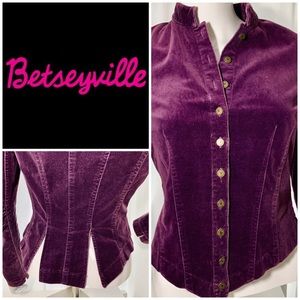 Vintage Betsey Johnson Velvet Top